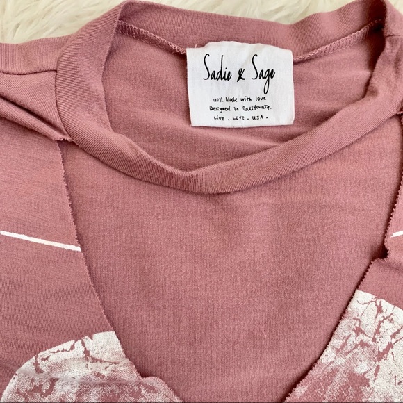 Sadie & Sage Moon Child Choker Tee Shirt - Picture 5 of 6